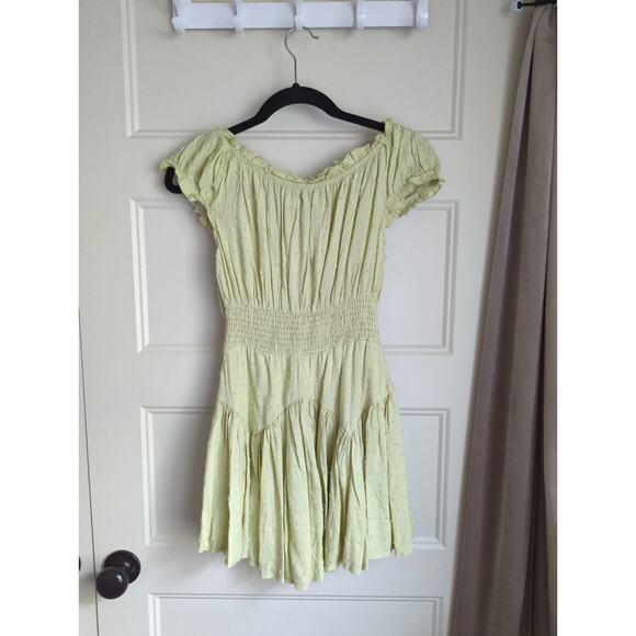 Princess Polly Anastasiya Mini Dress/Romper Lime size 4 NWT - Picture 6 of 6